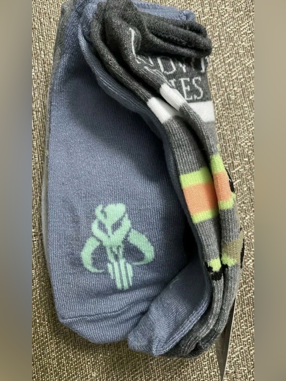 Star Wars The Mandalorian Baby Yoda Socks 5 Pack - Picture 6 of 8
